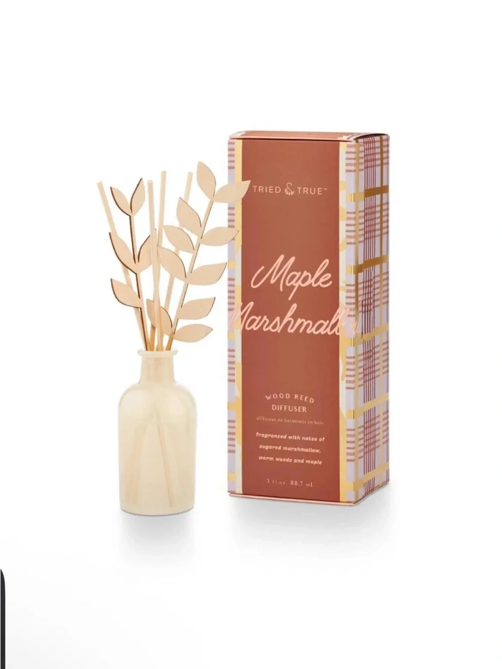 Tried & True Maple Marshmallow Wood Reed Diffuser